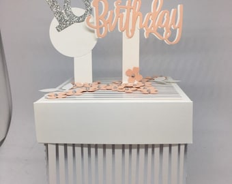 Explosion box money gift birthday / wedding