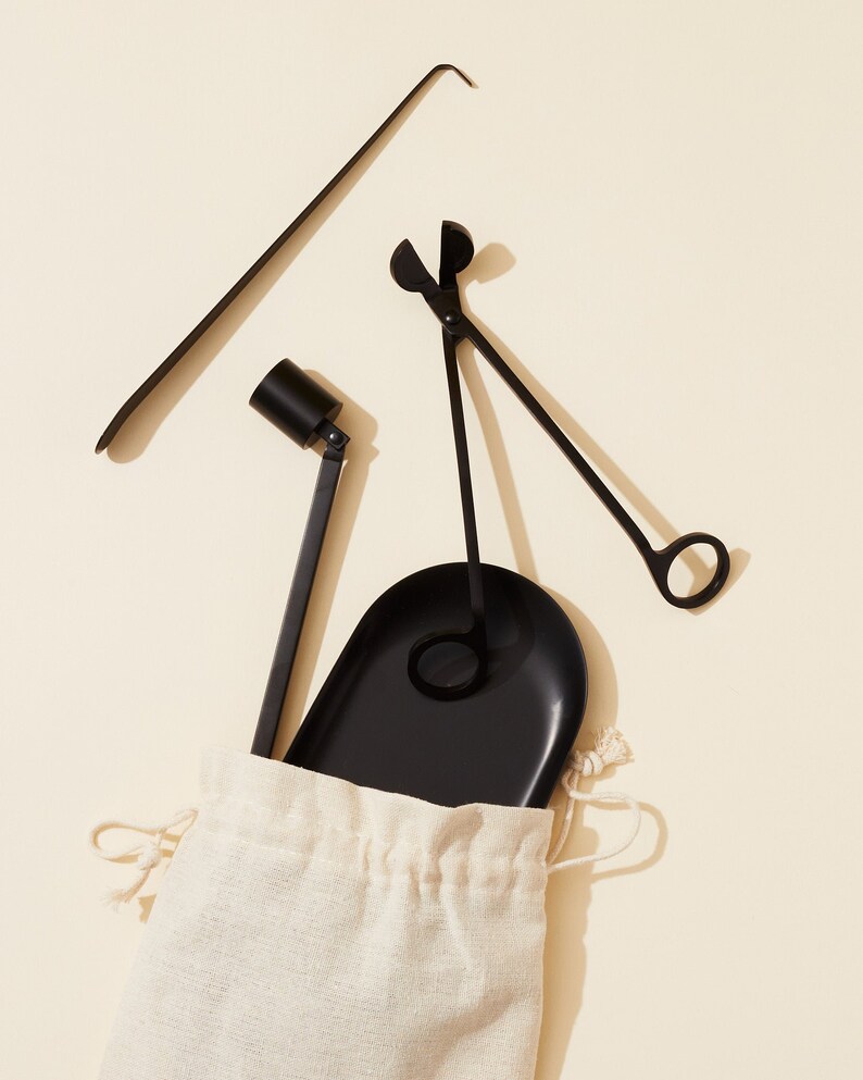 CANDLE CARE KIT Matte Black Etsy