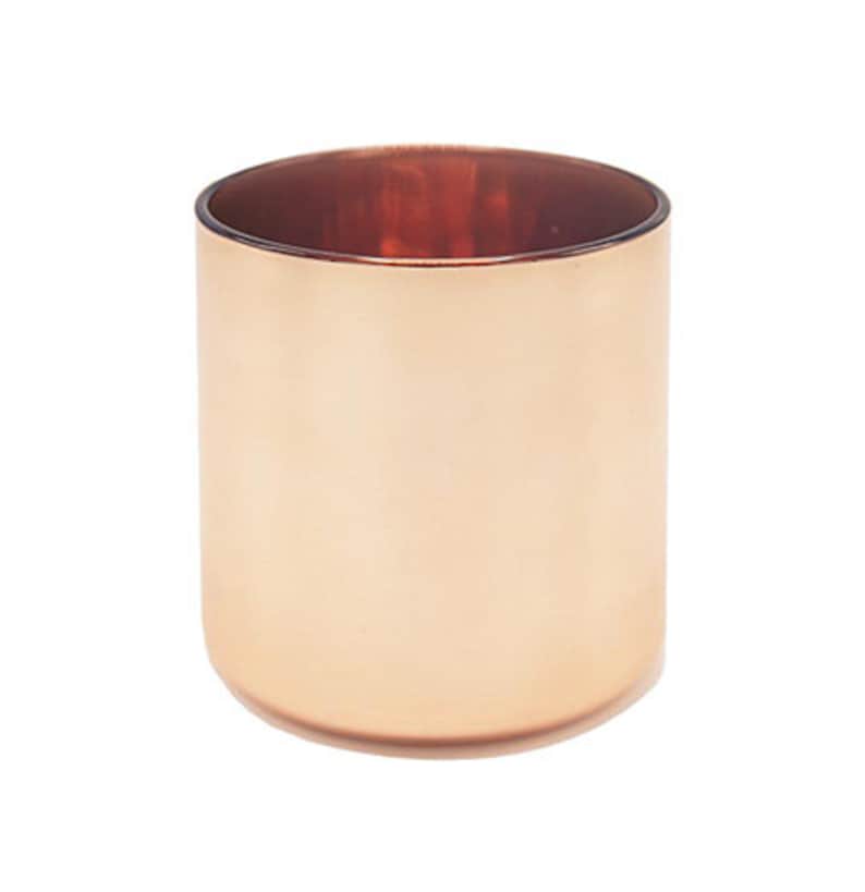 The Copper Aura Candle Vessel Candle Containers for DIY Etsy