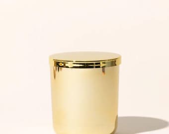 luxe metal candle lid with gasket