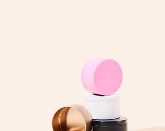 5oz metal candle tin & lid