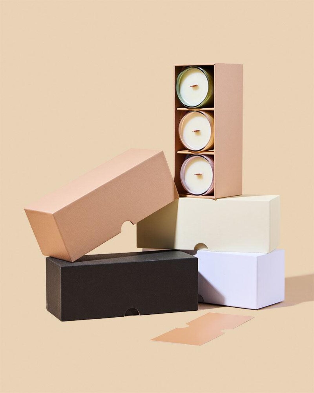 2.5oz Luxe Linen Candle Box - Etsy