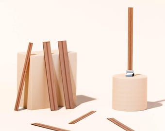 Ultimate Wood Wick .02 for Candle Making: Wooden Wicks Container Candles