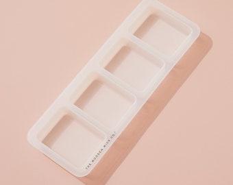 Rectangle 4 Cavity Silicone Mold