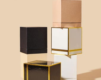Rigid Candle Gift Box for Candle Jars : Luxury Candle Packaging