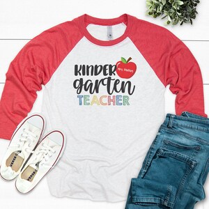Kindergarten Teacher Shirt, First Day Of Kindergarten Shirt For Teacher, Personalized Kindergarten Teacher Shirt, Teacher Shirt Kindergarten