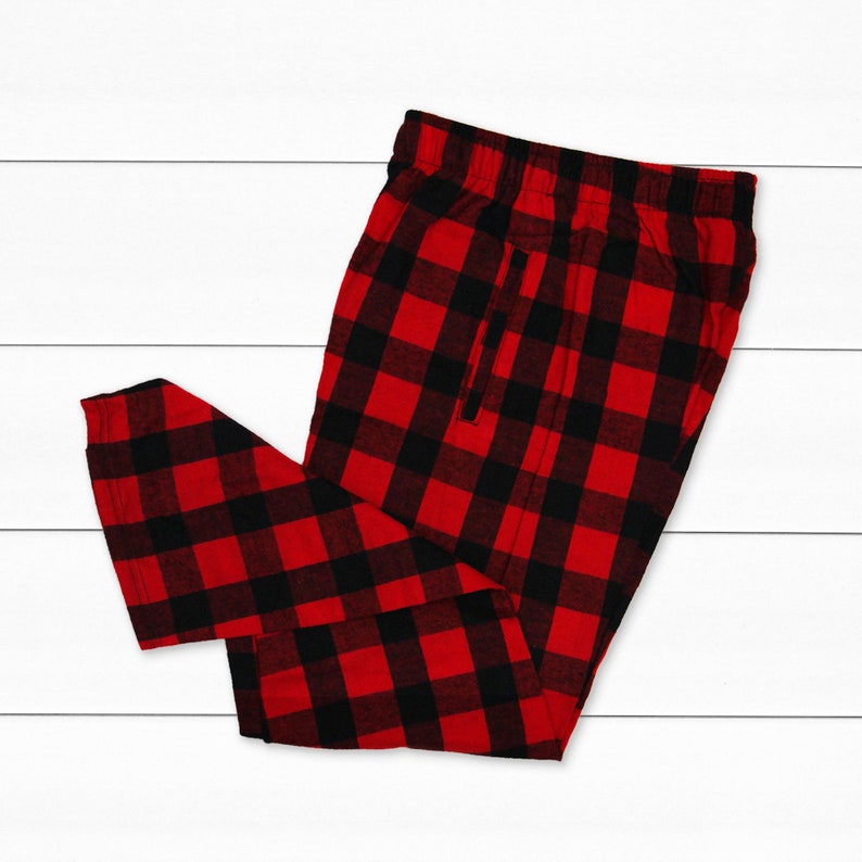 black christmas pajama pants