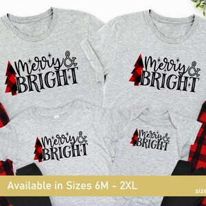 Merry and Bright Pajamas, Plaid Christmas Pajamas, Family Christmas Pajamas Plaid, Christmas Jammies Family, Plaid Family Christmas Pajamas