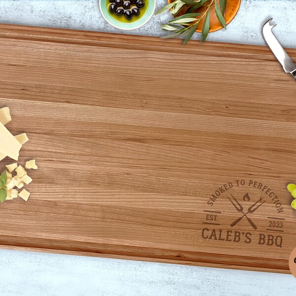 Bbq Cutting Board Etsy