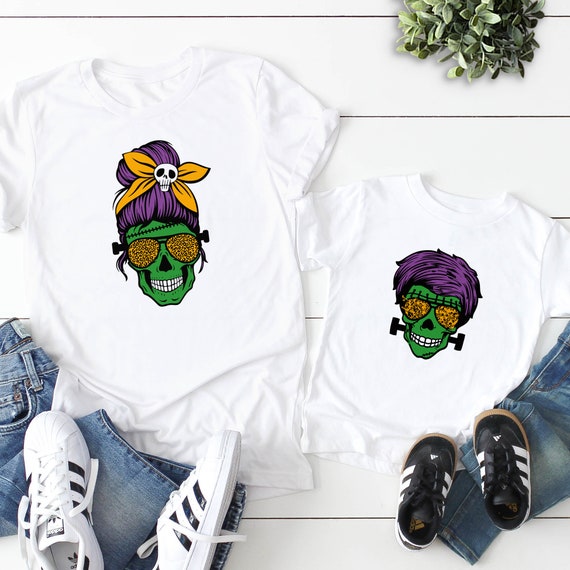 mom and son halloween shirts