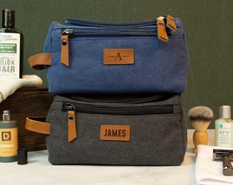 Personalized Toiletry Bag For Men, Groomsman Gift Personalized Travel Bag, Mens Dopp Kit, Groomsmen Proposal Gift Idea, Wedding Party Gifts