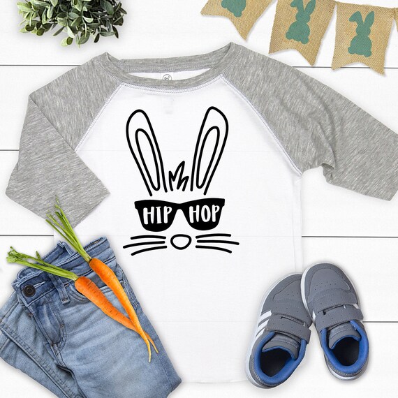 Hip Hop Bunny Shirt Hip Hop Shirt Kids Hip Hop Shirt Easter - Etsy