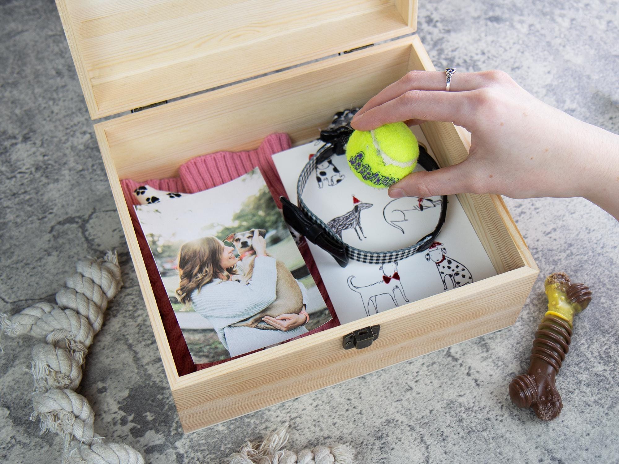 Pet Memory Box, Dog Keepsake Box Personalized Gift, Pet Memorial Pet Memory Box, Dog Keepsake Box Personalized Gift, Pet Memorial