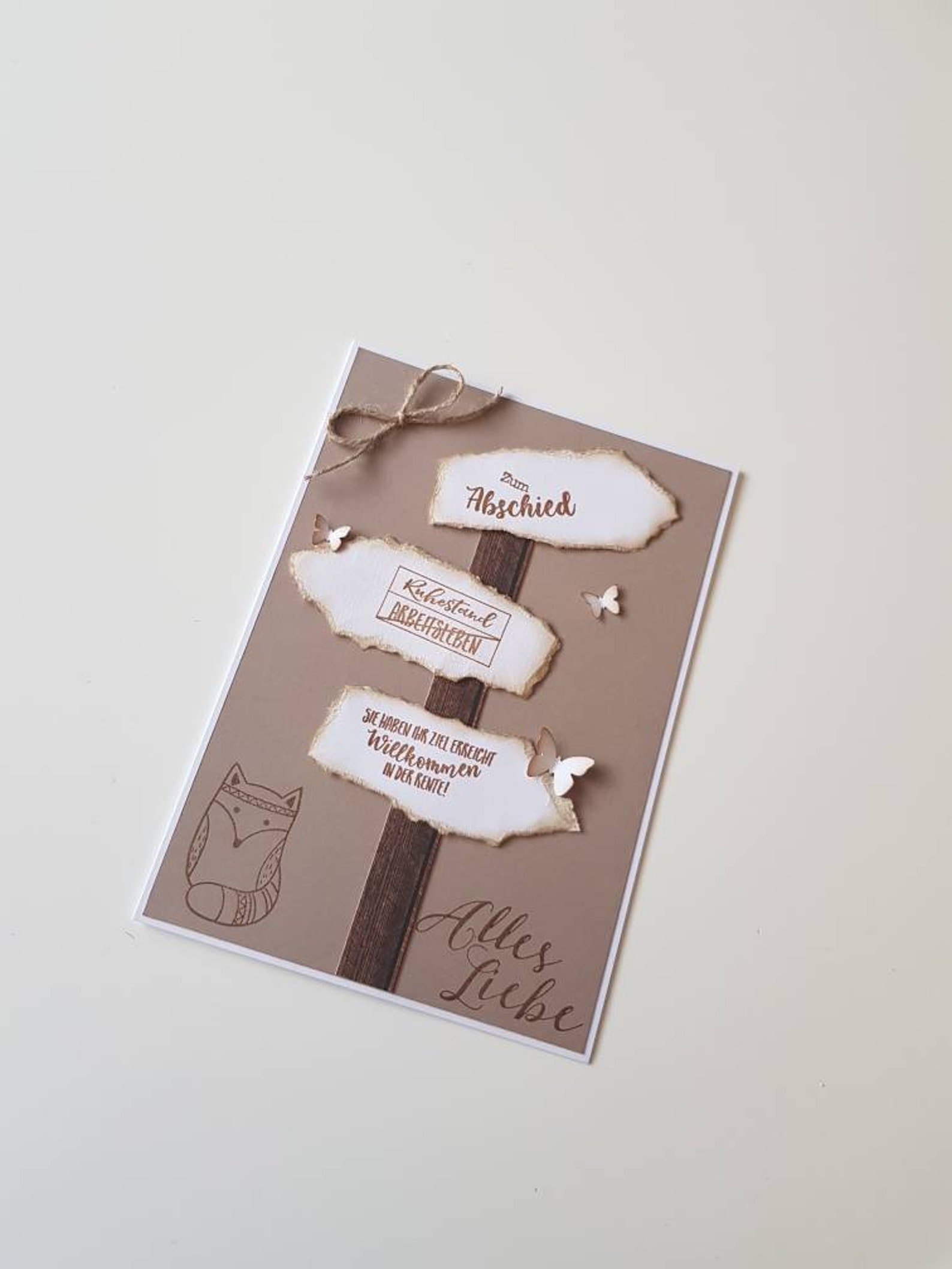 Karte zum Abschied Rente Ruhestand groß DIN A5 | Etsy