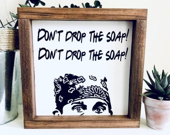 The Office, The Office Gifts, The Office Decor, Michael Scott, Michael Scott Quotes, Prison Mike, The Office Bathroom, Funny Bathroom Signs