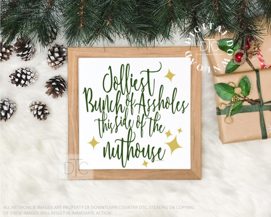 Jolliest Bunch Christmas Vacation Quote Print (digital Download) - Etsy