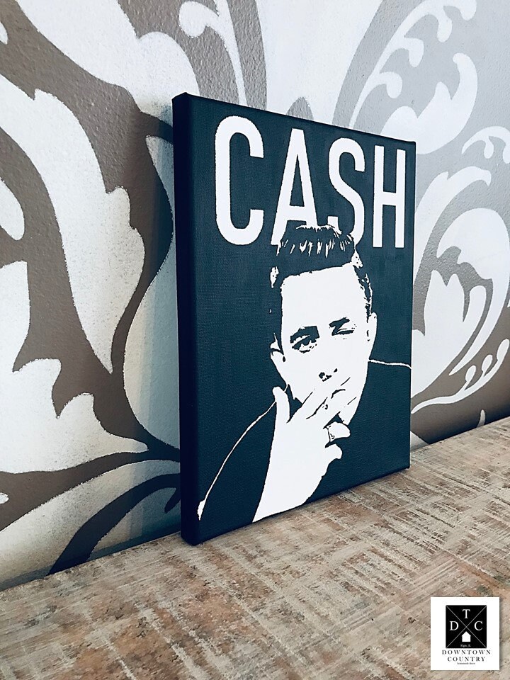 Johnny Cash / Johnny Cash Wall Art / Johnny Cash Art / Johnny Etsy