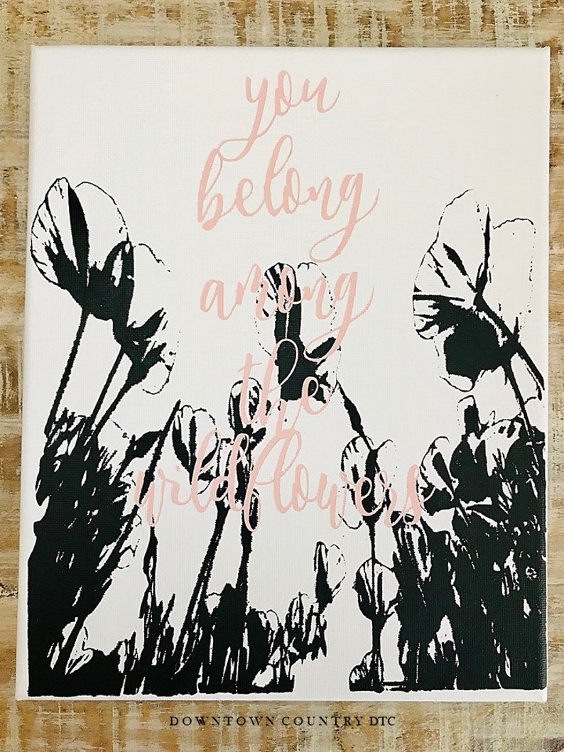 Wildflowers Wall Art / Tom Petty Wall Art / Tom Petty Decor / Etsy