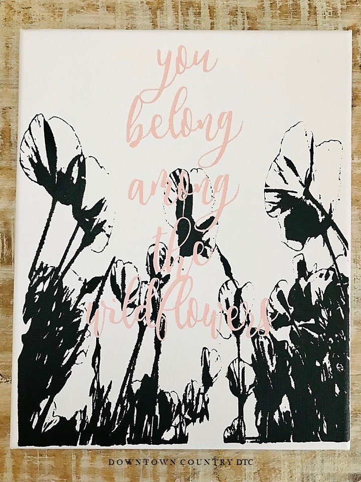 Wildflowers Wall Art / Tom Petty Wall Art / Tom Petty Decor / Etsy