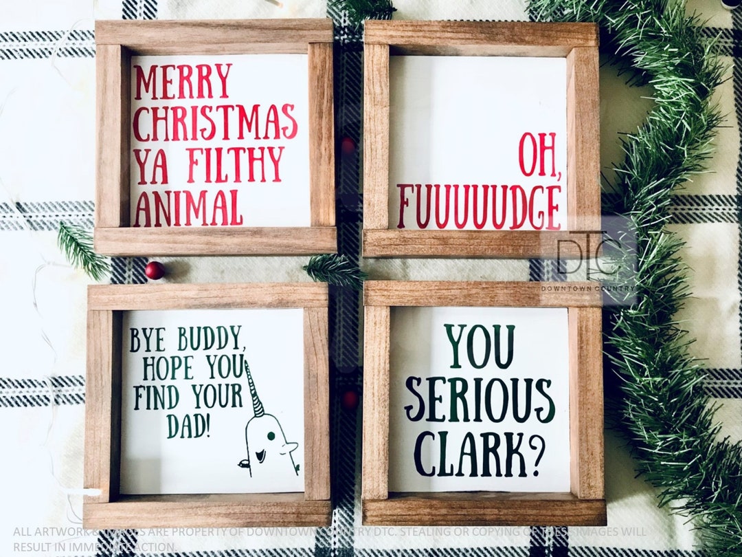 Holiday Movie Quotes, Funny Christmas Quotes, Christmas Signs