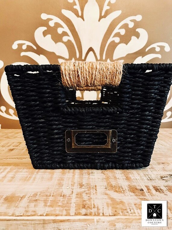 Decorative Storage Basket Woven Storage Basket Storage Etsy
