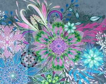 Panel de tela 'Calixta' de Robert Kaufman - Panel de patchwork - app-001ag