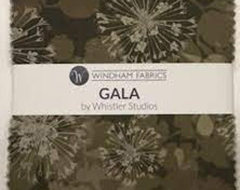 Charm Pack Windham Fabrics Whistler Studios GALA 42 Stk  5" x 5" - asc237g