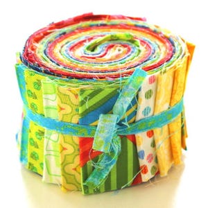 Jelly Roll Bunt - 20 Stk  je 2,5" x 43" - aq140