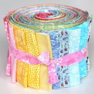 Jelly Roll  Pastell  - 20 Stk  2,5" x 43" - aq146