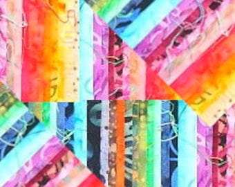 Paquete de telas batik - Telas batik (2 m) - Paquete sorpresa - batik01