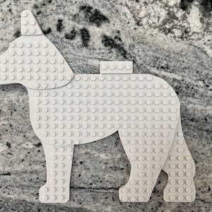 Esposizione per cani - Compatibile con i mattoncini, display per minifigure