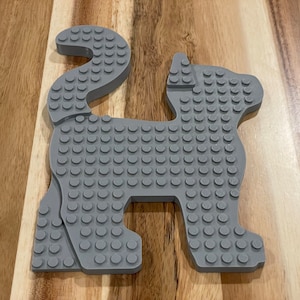 Cat Display - Compatibile con i mattoncini, display per minifigure