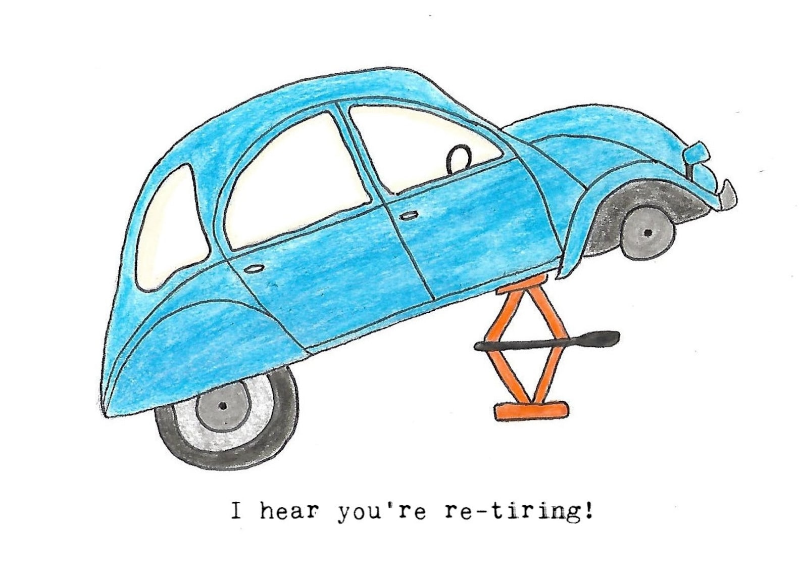 Car Retirement Card Etsy Car Retirement Card Etsy