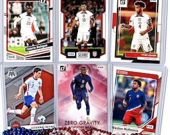 United States Soccer Cards Bundle, 6 Toploaded USA Soccer Players for Copa del Mundo