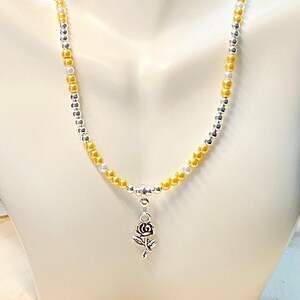 Pearl Necklace Women, Champagne Pearl Necklace, Tiny Pearl Necklace, Champagne Bead Necklace, gifts for her