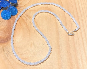 Collier de perles blanches pour femme, Collier de perles blanches, Collier de perles blanches, Bijoux en perles blanches, Bijoux de mariage, Cadeaux pour elle