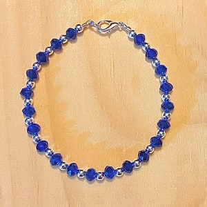 Crystal Bracelet Women, Blue Crystal Bracelet, Blue Crystal Bracelet Women, Gifts for Her