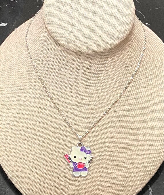 Hello Kitty Name Necklace-Kids Name Necklace-Custom Acrylic Name Necklace-Kids Jewelry-Girl Necklace Personalized Necklace-Kids gift