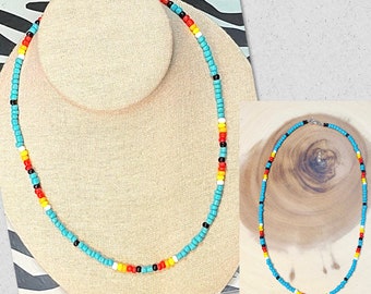 Southwest Necklace Men, Southwest Jewelry, Southwest Necklace Women, Turquoise Necklace, Tribal Jewelry