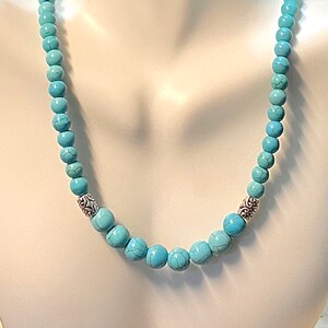 Southwest Necklace Women, Turquoise Necklace for Women, Turquoise Beaded Necklace, Southwest Jewelry, Western Jewelry, Gifts for Her