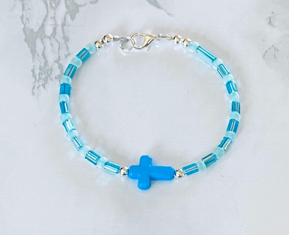 Turquoise cross bracelet deals