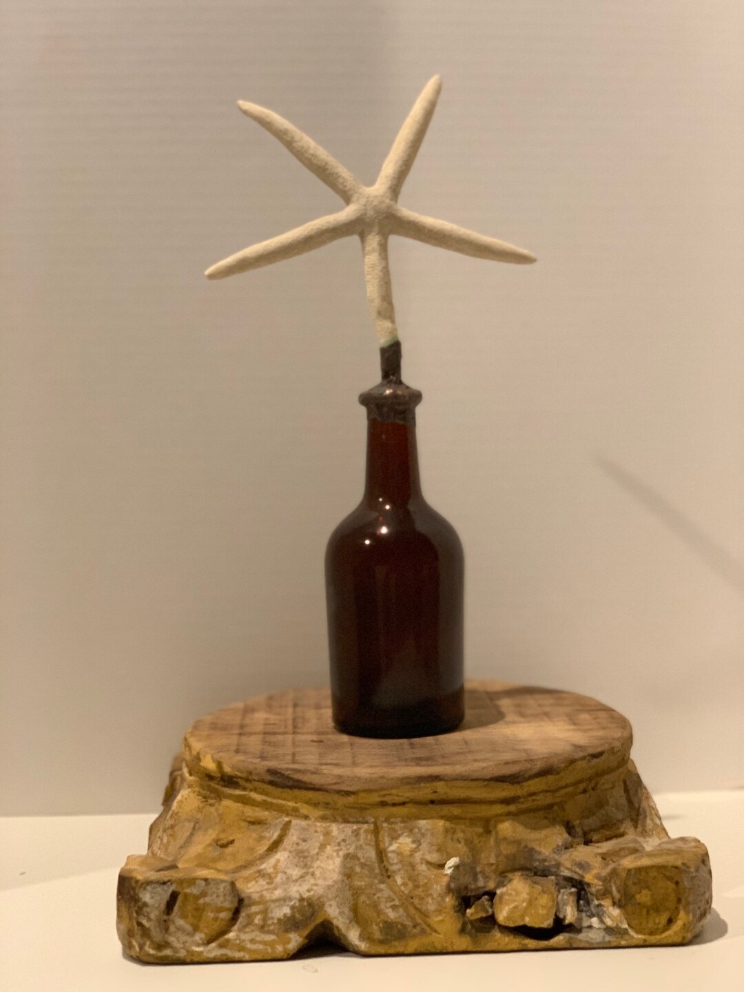 Soldered Starfish Bottles ** Glass Bottles ** Altered Bottles ...