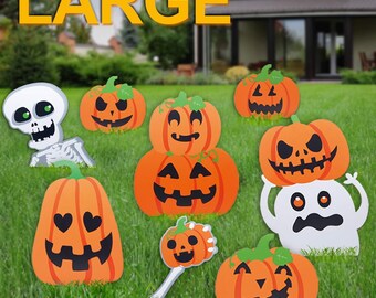 outdoor halloween decorations etsy