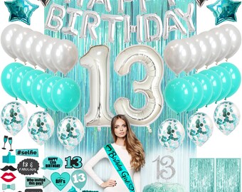 13 year old birthday balloons