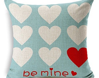 Cushion COVER 30x30 cm UNI Solid Color Cotton Canvas Pillow Case Cushion Deco