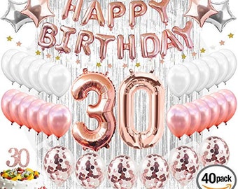 30th birthday party etsy