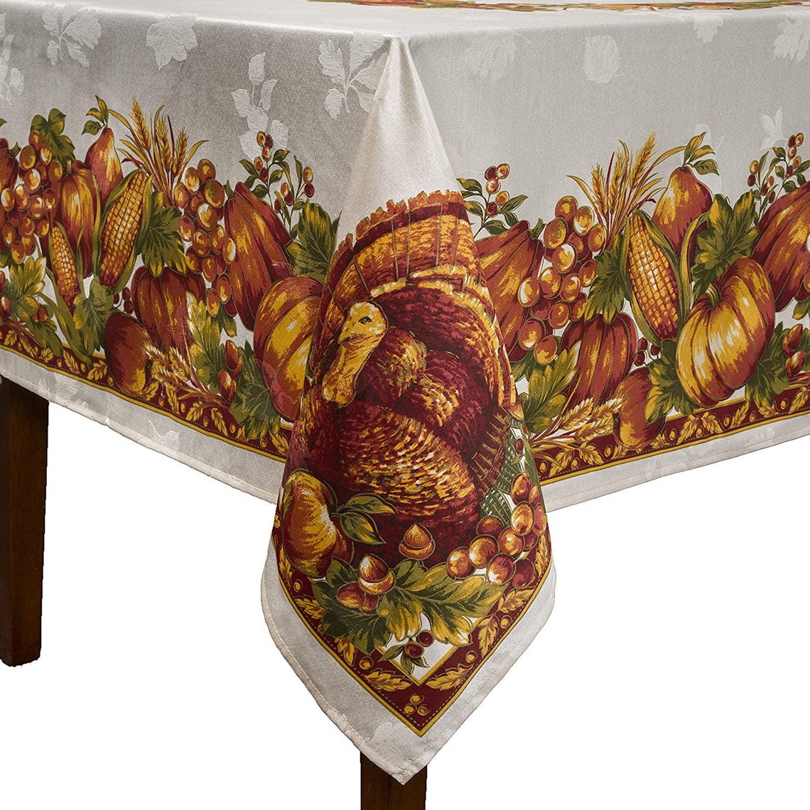 Harvest Splendor Engineered Printed Fabric Tablecloth | Etsy