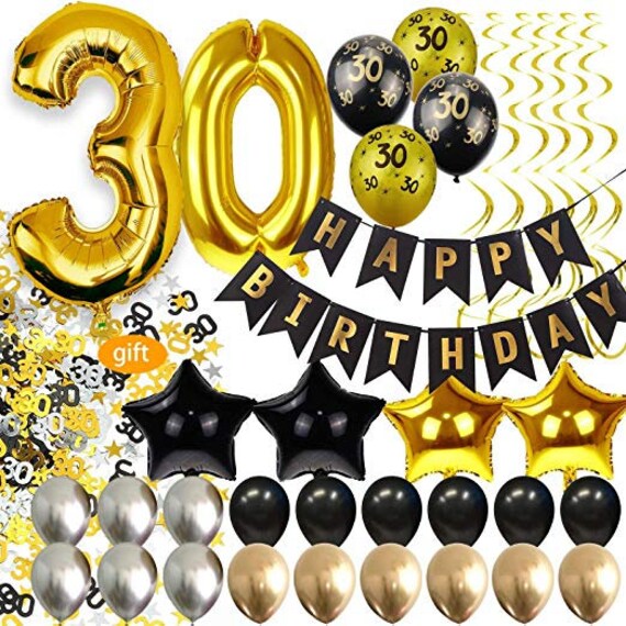 30th Birthday Decorations Her Him Men Women Dirty 30 Birthday Etsy