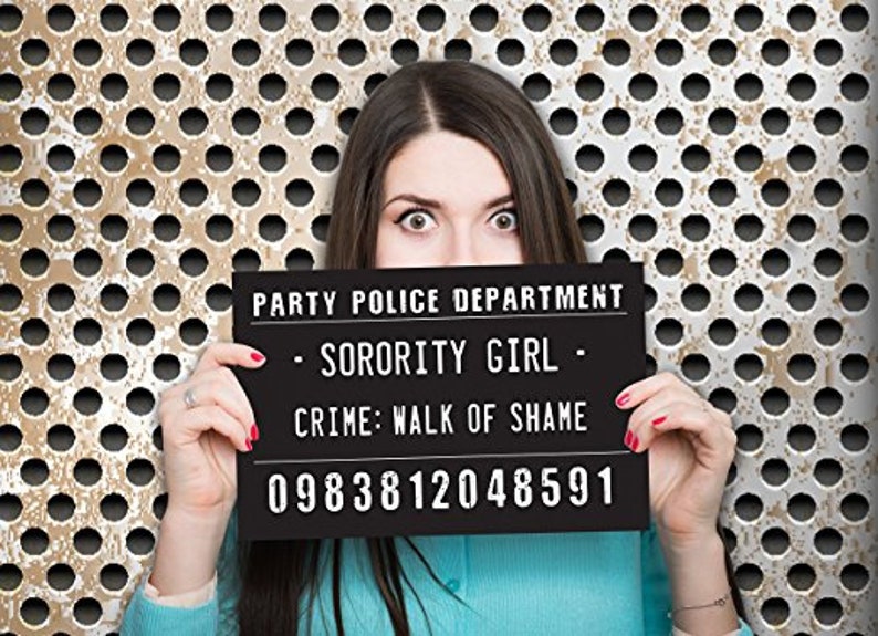 Outrageously Hilarious Mugshot Signs Photo Booth Props and Etsy