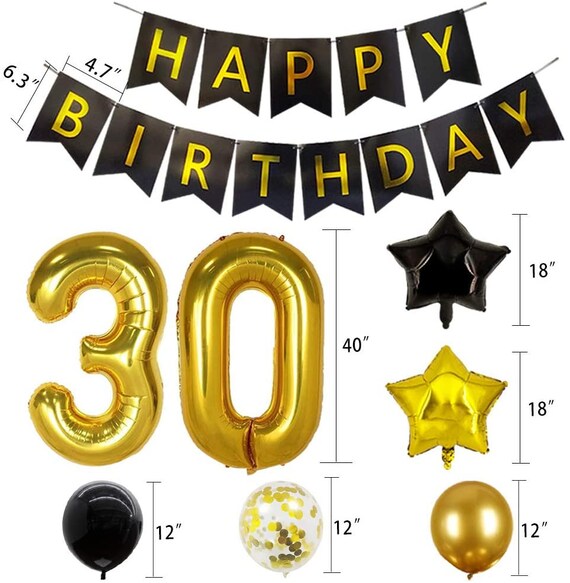 30th birthday decorations for her deals